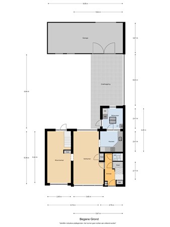 Floorplan - Oranje Nassaulaan 16, 5531 HZ Bladel