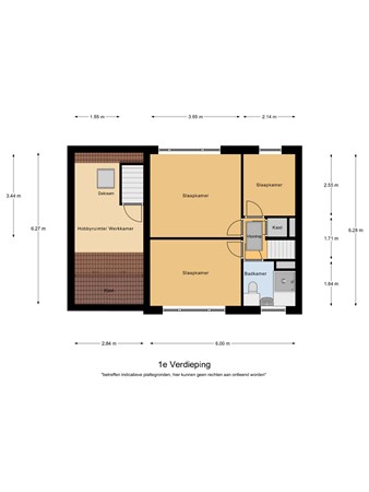 Floorplan - Oranje Nassaulaan 16, 5531 HZ Bladel