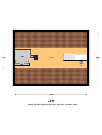 Floorplan - Kerkweg 5D, 5096 BK Hulsel