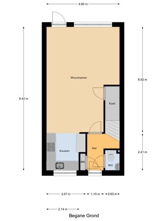 Floorplan - Blaarkop 23, 5527 ET Hapert