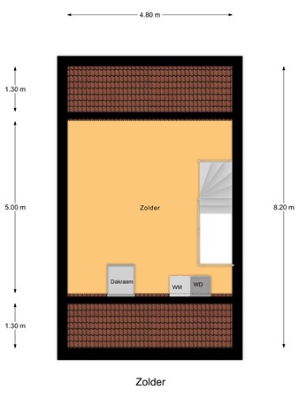 Floorplan - Blaarkop 23, 5527 ET Hapert