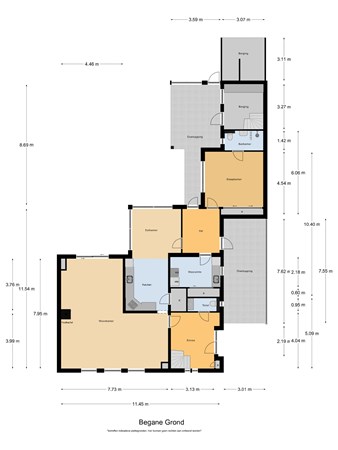 Floorplan - Boekweitstraat 13, 5561 AB Riethoven