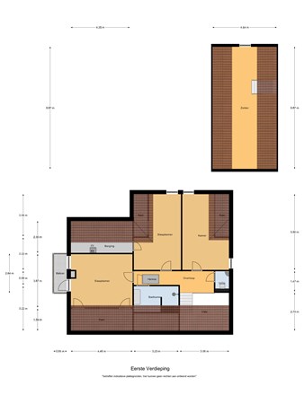 Floorplan - Boekweitstraat 13, 5561 AB Riethoven