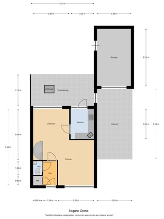 Floorplan - De Gaspeldoorn 8, 5531 CH Bladel