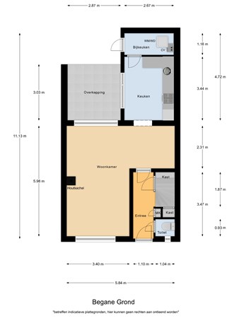 Floorplan - Koningin Julianastraat 21, 5571 GD Bergeijk