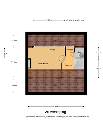 Floorplan - Koningin Julianastraat 21, 5571 GD Bergeijk