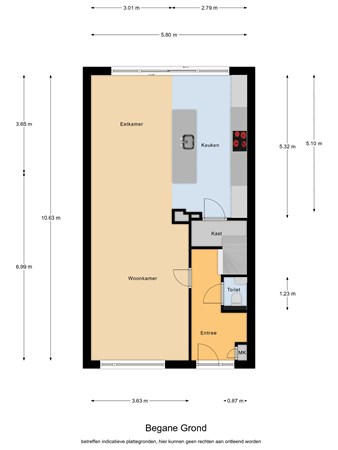 Floorplan - Hoolstraat 44, 5521 JN Eersel