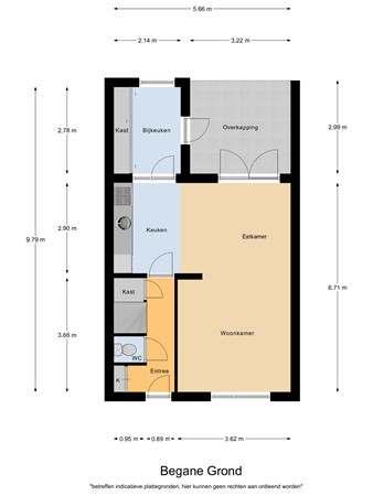 Floorplan - Margrietlaan 8, 5531 JE Bladel