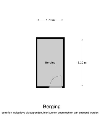 Floorplan - Kerkstraat 33, 5087 BP Diessen