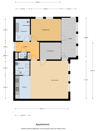 Floorplan - Kerkstraat 33, 5087 BP Diessen