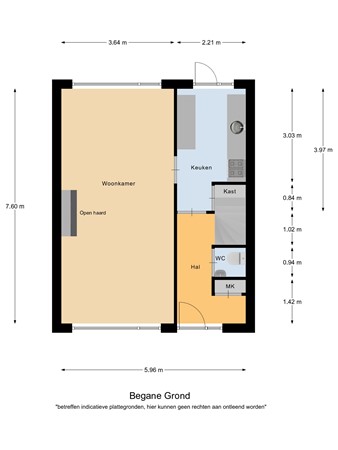 Floorplan - Frederik Van Eedenlaan 6, 5531 TK Bladel
