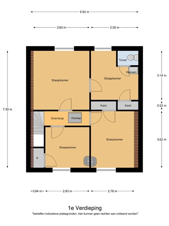 Floorplan - Broekenseind 2, 5528 NL Hoogeloon