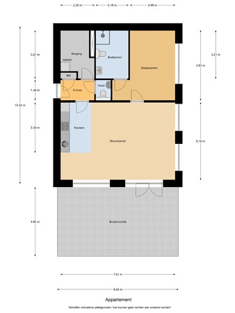 Floorplan - Vogelwikke 1A, 5531 KA Bladel