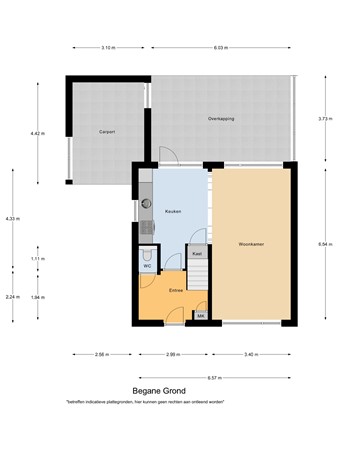 Floorplan - Korenveldstraat 4, 5527 HE Hapert