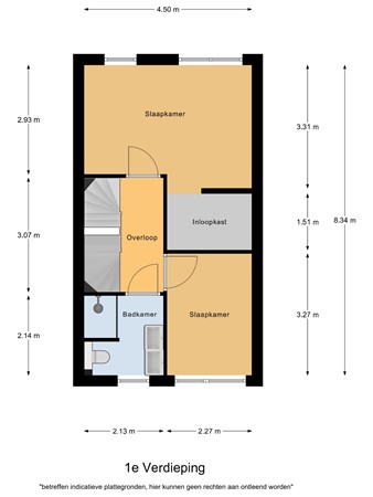 Floorplan - Nachtegaal 25, 5531 LN Bladel