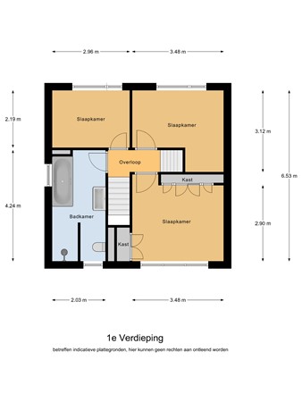 Floorplan - Volderstraat 20, 5528 BB Hoogeloon