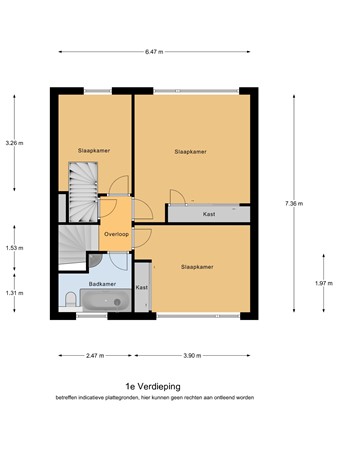 Floorplan - Zonnedauw 3, 5552 PH Valkenswaard