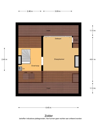 Floorplan - Zonnedauw 3, 5552 PH Valkenswaard