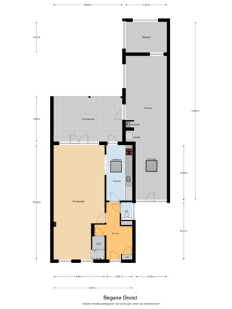 Floorplan - Bakkerstraat 53, 5541 VB Reusel
