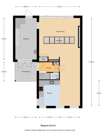 Floorplan - Gentiaan 6, 5575 DK Luyksgestel