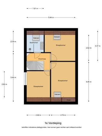 Floorplan - Gentiaan 6, 5575 DK Luyksgestel