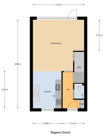 Floorplan - Molenvelden 29, 5527 GW Hapert