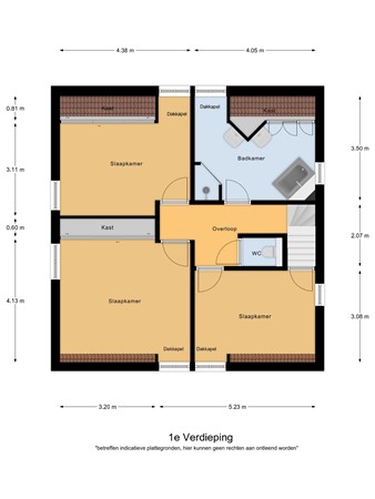 Floorplan - Schadewijkstraat 16, 5521 HE Eersel
