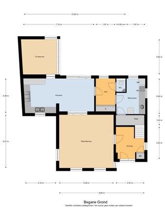 Floorplan - Schadewijkstraat 16, 5521 HE Eersel