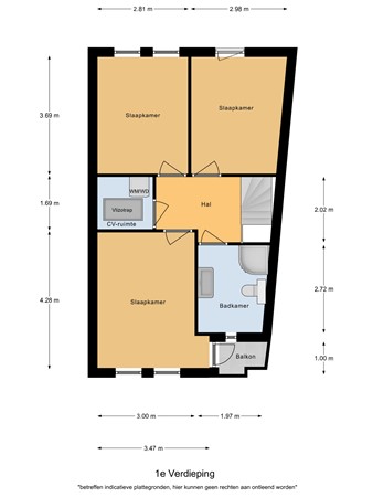 Floorplan - Kruisstraat 14, 5541 CJ Reusel