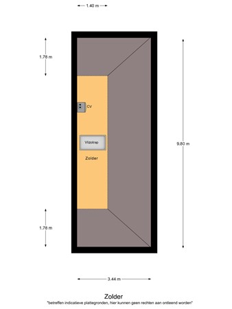 Floorplan - Kruisstraat 14, 5541 CJ Reusel