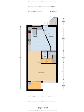 Floorplan - Lodewijk van Deyssellaan 17, 5531 SL Bladel