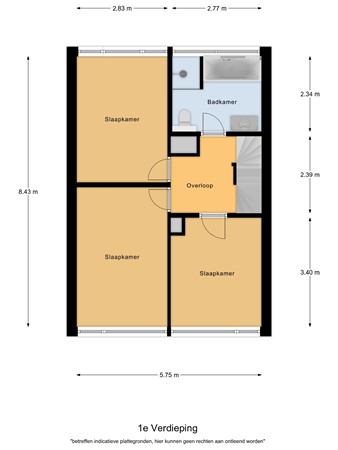 Floorplan - Lodewijk van Deyssellaan 17, 5531 SL Bladel