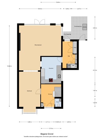 Floorplan - Dr. A. Zijlmansstraat 70, 5531 GH Bladel
