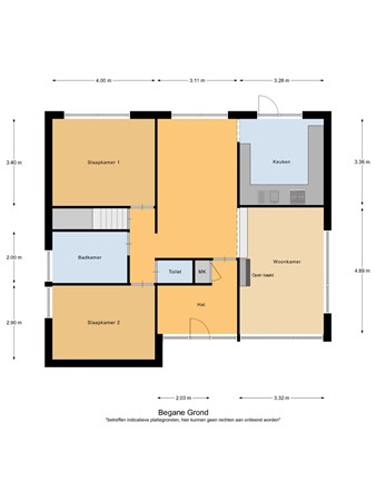 Floorplan - Kennedylaan 49, 5571 KB Bergeijk