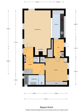 Floorplan - Kerkepad 13, 5527 HK Hapert