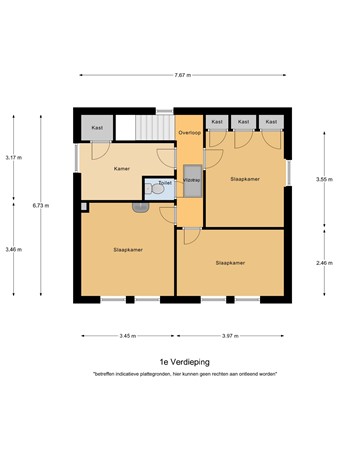 Floorplan - De Brouwerstraat 7, 5528 AR Hoogeloon