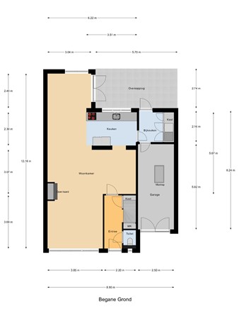 Floorplan - Hoogeind 47, 5575 BD Luyksgestel