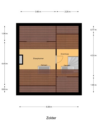 Floorplan - Hoogeind 47, 5575 BD Luyksgestel
