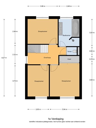 Floorplan - Kerkweg 5A, 5096 BK Hulsel