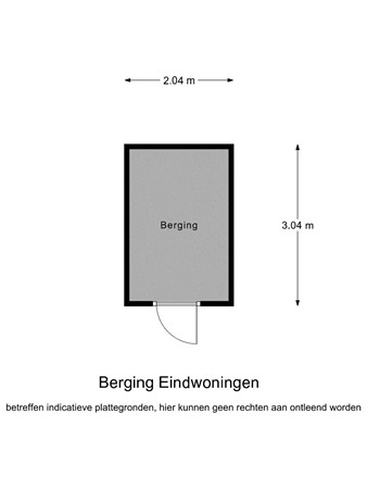 Floorplan - Doornboomstraat 5G, 5091 CA Oost West en Middelbeers