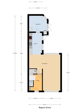 Floorplan - Nicolaas Sichmansstraat 17, 5521 TJ Eersel