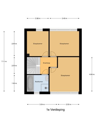 Floorplan - Nicolaas Sichmansstraat 17, 5521 TJ Eersel