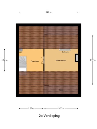 Floorplan - Nicolaas Sichmansstraat 17, 5521 TJ Eersel