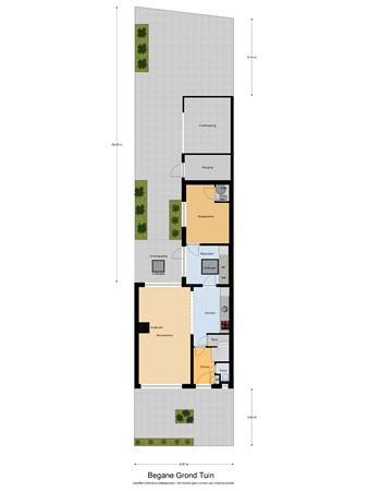 Floorplan - Lavendelstraat 35, 5571 HM Bergeijk