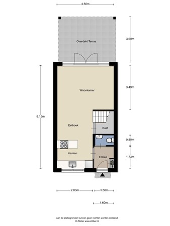 Floorplan - Beukenbos 50, 5531 MR Bladel
