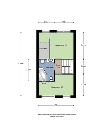 Floorplan - Beukenbos 50, 5531 MR Bladel