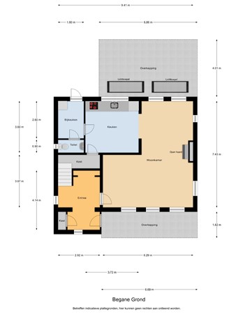 Floorplan - Bieshof 1, 5528 BL Hoogeloon