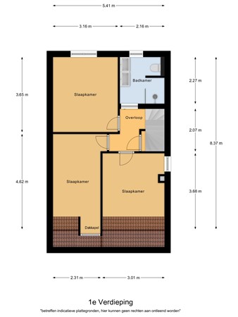 Floorplan - Dokter Duchateaustraat 35, 5571 DA Bergeijk