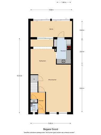 Floorplan - Looierwei 29, 5551 SZ Valkenswaard