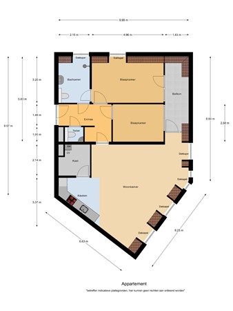 Floorplan - Kerkstraat 39, 5087 BP Diessen
